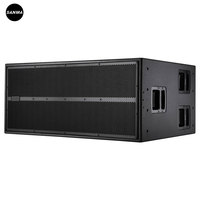 TTS 36-A Double caisson de basses actif haute puissance de 18 pouces, 96 kHz, traitement DSP 32 bits, enceinte de qualité professionnelle