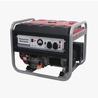 Générateur à essence refroidi par air 5KW 50Hz Démarrage électrique Portable Alimentation de secours pour la maison et le chantier Protection contre les surcharges