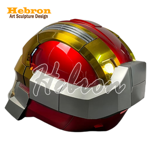 หมวกเหล็กไอรอนแมน Mk17 รุ่นจีนและอังกฤษ พร้อมส่ง ของสะสมส่วนตัว คอสเพลย์ ภาพยนตร์ บทบาทสมมติ อุปกรณ์ประกอบฉาก สำหรับผู้ใหญ่ งานอีเว้นท์ - Product Image 5