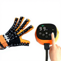 Gants électriques de rééducation de la main, masseur de doigts, entraîneur de la santé de la main pour les accidents vasculaires cérébraux, gants chauffants avec minuterie et miroir, marque TODO, modèle