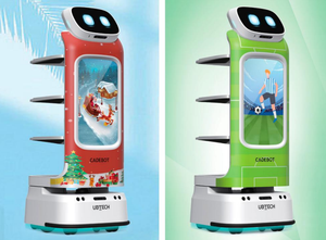 Robot dịch vụ giao đồ ăn tiên tiến với trí thông minh ai tự động để sử dụng thương mại trong văn phòng khách sạn nhà hàng và hơn thế nữa - Product Image 4