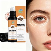 Huile de ricin noire pure, biologique et naturelle, pressée à froid, pour la croissance des cheveux, de la barbe et des sourcils, huile essentielle pour les cheveux