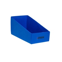 PP-Hohlplatten-Vorderöffnungsboxen, recycelbare, stapelbare Lagerbehälter, Kunststoff-Wellpappe-Kommissionierboxen für Kleidung und Socken