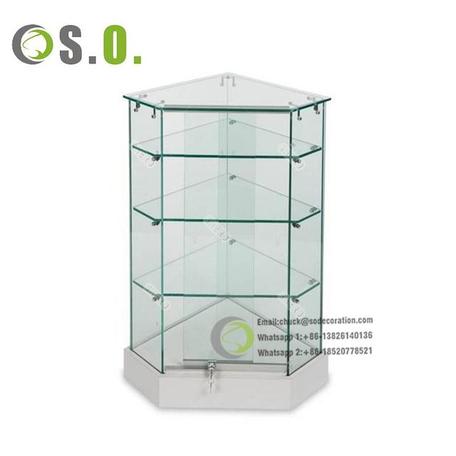 Sunglass Display showcase Mobile Shop Furniture Cheap Exhibitor Glass Cabinet Display case for Jewelry