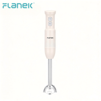 Mixeur Plongeant FLANEK NF-9002 480W, 2 Vitesses, Bouton Poussoir, pour Broyer la Glace et Préparer des Smoothies