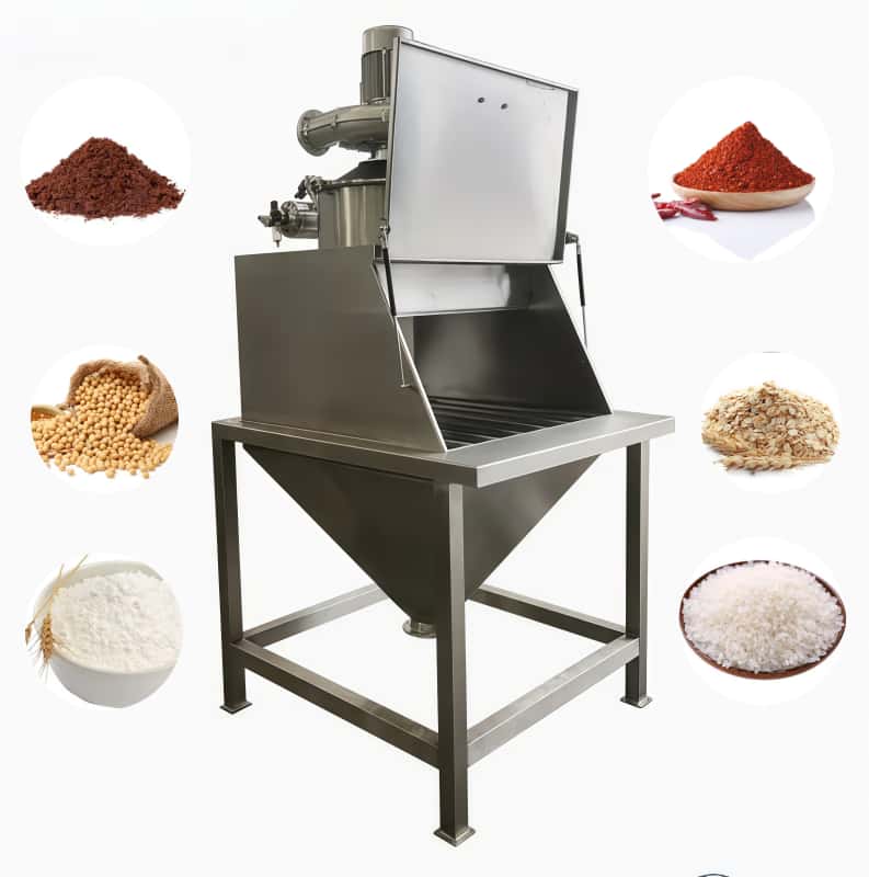 bag dump station vacuum conveyor powder material