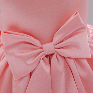 FSMKTZ Abiti Estivi da Principessa con Scollo a V per Bambine, Vestito Rosa con Fiocco, Abbigliamento per Feste per Bambini all'Ingrosso L1989XZ - Product Image 5