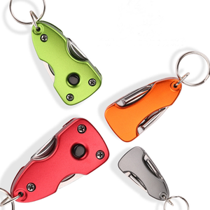 Multitool Pocket Knife Keychain Cắm Trại Survival Gear Với Nhỏ Gọn Đa Chức Năng Key Ring Công Cụ Cho Ngoài Trời An Toàn - Product Image 5