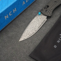 Cuchillo de Cocina BMBM535-3 Bugout, Mango de Fibra de Carbono de Alta Calidad, Personalizable, Envío Rápido desde Almacén en EE. UU., Regalo Ideal, OEM, DIY
