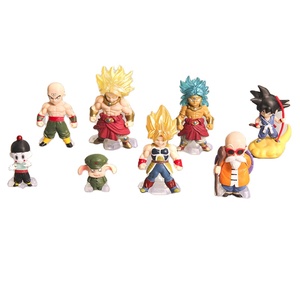 Ensemble de 8 figurines d'action PVC Dragon Ball Z (DBZ) en gros : <span class=keywords><strong>Goku</strong></span>, Oolong, Tien Shinhan, Maître Roshi, Gogeta, Saiyan – Collection 2025 - Product Image 1