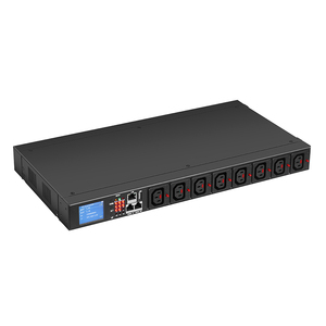 SNMP/Web điều khiển 8-Port PDU thông minh có thể khóa IEC C13 công tắc từ thủy lực thời gian thực thiết bị phân phối điện hiện tại - Product Image 1
