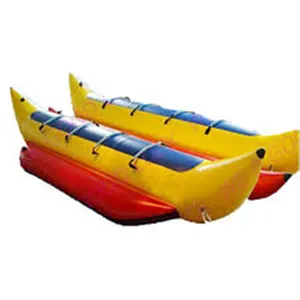 Flotadores inflables en forma de plátano para surfear, balsa inflable, manta ray, pez volador, barco, mosca inflable, pescado, deportes acuáticos para s