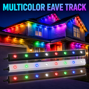 <b>12V</b> 24V 36V Rgbw Gemstone Permanent Christmas Track Lighting 30MM IP68 Waterproof Outdoor Eave Pixel Point <b>Light</b> - Product Image 1