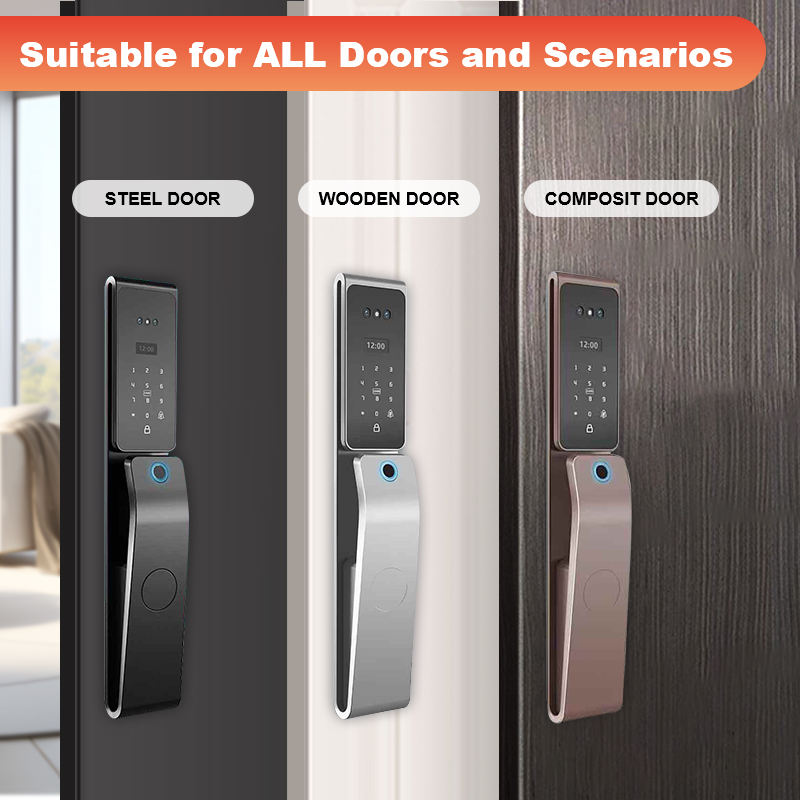 Waterproof Israel Home Tuya 3D Face Recognition Digital Lock Biometric ...