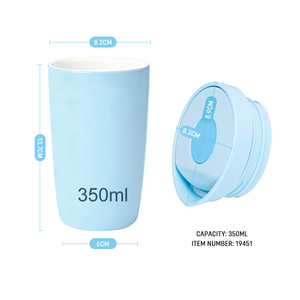 Tazza da Caffè Premium a Tema Nuvola da 350ml con Coperchio per Bere Direttamente, Rivestimento Interno in Ceramica Lavabile, Regalo Meraviglioso per Amanti del Caffè - Product Image 5