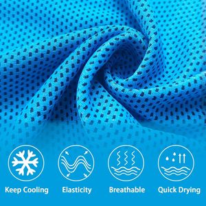 Serviette de sport rafraîchissante personnalisée avec logo, étui en silicone, 145g, microfibre de haute qualité, séchage rapide, effet rafraîchissant instantané, idéale pour marathon, cadeau - Product Image 5
