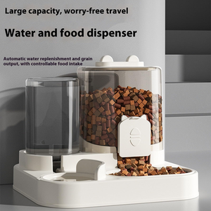 Automatic <b>Cat</b> Water Fountain Stainless Steel Pet <b>Feeder</b> with Mobile Wireless Features Wet-proof Drink Bowl Supplies - Product Image 2