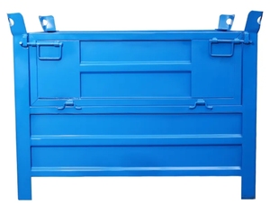 Aochen Nhiệm Vụ Nặng Nề Có Thể Gập Lại Và Stackable Thép Kim Loại Có Thể Khóa <span class=keywords><strong>Pallet</strong></span> Có Thể Gập Lại Thép Kim Loại Kho Lưu Trữ Lồng - Product Image 2