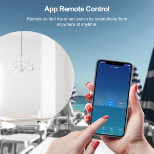 EU vấn đề thông minh chuyển đổi ánh sáng 220V Max Điện áp 10A cho Alexa Apple nhà Siri Google nhà SmartThings 2.4G WIFI + BT điều khiển bằng giọng nói - Product Image 4