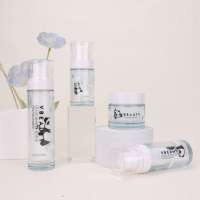 Ensemble de flacons et pots en verre à double paroi sans air - 15 ml 30 ml 50 ml Emballage cosmétique