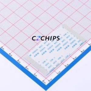 FC-1.0B-26P-50mm FFC Cable (Flexible Flat Cable) P=1mm Connector 26P 1mm 0.3mm Non-Inverting - Product Image 1