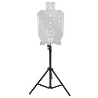 Support de cible télescopique pliable en alliage à 3 sections, support réglable pour la pratique sportive, jeu de simulation, accessoires de tir durables