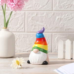 Estatua de Gnomo sin Rostro, Muñeco de Resina para Jardín, Figuras de <span class=keywords><strong>Duendes</strong></span>, Elfos Mágicos, Estatuas de Enanos para Exteriores, Adornos - Product Image 2