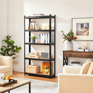Giá để đồ kho hàng không cần bu lông, kệ kim loại, kệ để đồ nhà kho, kệ để đồ nhà để xe, dùng cho gia đình và công nghiệp - Product Image 5