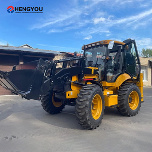 Mini Backhoe <span class=keywords><strong>Loader</strong></span> 4x4 bagian Wheel <span class=keywords><strong>Loader</strong></span> untuk dijual 5ton 6ton 2500kg 0.3m3 pemuat Backhoe Cina - Product Image 1