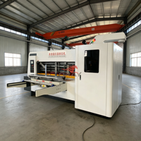 Machine automatique de découpe et de rainurage de boîtes en carton ondulé Oray 7500KW, capacité de 160 pièces/min, construction métallique pour l'emballage