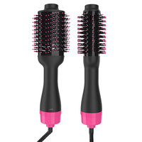 Sèche-cheveux volumateur à air chaud 1200W, lisseur de cheveux électrique à ions négatifs, peigne coiffant, brosse à air chaud, secadora de cabello