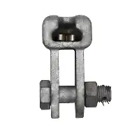 Clevis à rotule de type WS galvanisé à chaud pour isolateur de ligne de transmission aérienne