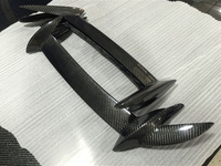 Ailerons de coffre arrière en fibre de carbone pour Ford Focus/Fiesta, diffuseur arrière aérodynamique, ailerons de spoiler, accessoires de tuning extérieur pour voiture