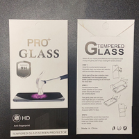 Paquets de film en verre trempé pour téléphone à impression personnalisée Boîte d'emballage 10 en 1 en papier de protection d'écran pour iPhone 16 15 au détail