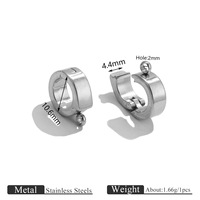 Boucle d'anneau d'ouverture plaquée Boucle de bijoux en acier inoxydable Fermoir pour bracelets sécurisée Composant de recherche