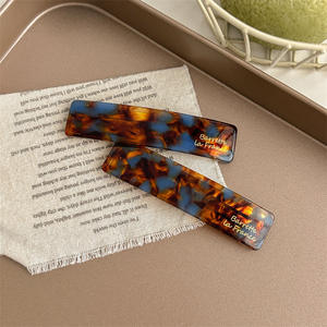 กิ๊บติดผมอะคริลิคอะซิเตททรงหยดน้ำสไตล์เกาหลีสำหรับผู้หญิง กิ๊บหนีบผมสำหรับเด็กผู้หญิง กิ๊บติดผมด้านข้าง เครื่องประดับผม กิ๊บติดผมแบบ Tic Tac Bb - Product Image 5