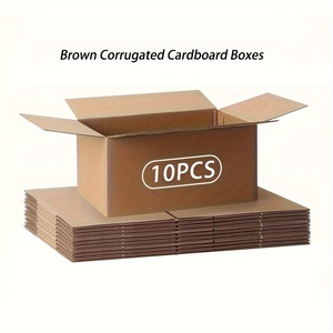 Scatola di cartone con logo personalizzato stampa di carta portaoggetti grandi contenitori che inviano cartone ondulato - Product Image 4