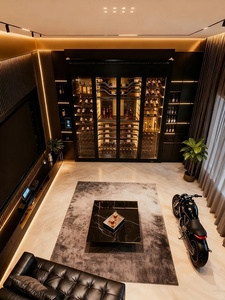 Armoire à <span class=keywords><strong>vin</strong></span> encastrée sur mesure avec étagères à éclairage LED - Product Image 4