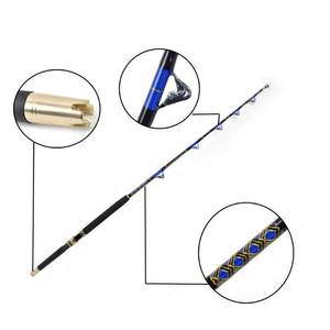 Caña de Pescar para Pesca Deportiva con Extremo Curvo de Aluminio, Cañas de Pescar para Pesca de Arrastre - Product Image 4