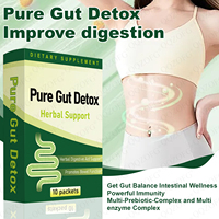 Poudre Détox Intestinale Pure OME avec Extrait de Graines de Fenouil, Complexe Multi-Enzymes pour Hommes et Femmes Favorise la Fonction Intestinale