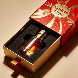Caja de Regalo Rígida Personalizada Hecha a Mano para Perfumes y Velas, con Forro de Papel de Aluminio, Papel de Seda y Tarjeta de Agradecimiento - Product Image 1