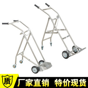 Tongchen Stainless Steel Oxygen Cylinder <b>Trolley</b> Extra Thick <b>Foldable</b> 40L Medical Gas Bottle Cart With Wheels For Hospital Use - Product Image 2