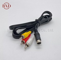 Cable AV de TV para Sega Mega Drive, Cable RCA para Sega MegaDrive 2/3 para Sega Genesis 2/3, adaptador de consola, Cable de plomo de 1,8 M