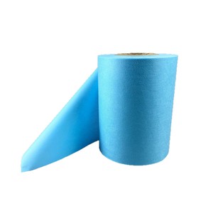 Tissu non tissé Hm, largeur 160 cm, 15 g/m², imperméable, en polypropylène spunbond, pour blouses chirurgicales, masques, blouses d'isolement - Product Image 1