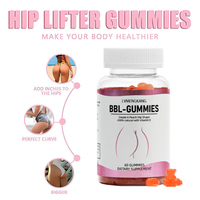 Propre marque Ingrédients naturels pour femmes Soutien des hanches Complément alimentaire Gommes Soutien pour les fesses plus grandes et plus pleines