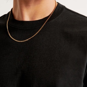 Camiseta de Hombre con Logotipo Personalizado, 100% Algodón, Tejido de Punto, Calidad de Lujo, Cuello Redondo, Hombros Caídos, Estilo Urbano, Corte Regular - Product Image 3