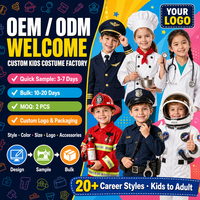 Ensemble de costumes de carrière personnalisés de haute qualité, pompier, chef, médecin, infirmière, jeu de rôle, déguisement, uniforme, OEM, ODM, marque privée