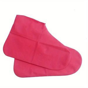 Cubierta de zapatos de lluvia de látex para exteriores duradera gruesa Unisex plegable antideslizante impermeable - Product Image 6