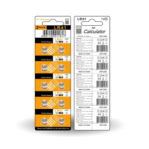 Powtree — Batteries boutons de monnaie pour montre, 1.5v, primaire 0% Hg, Pila, 392a 384, Ag3, Ag3, Pila, LR41, LR41, ldr <span class=keywords><strong>41</strong></span> - Product Image 3