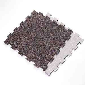 滑り止め 防音 ゴム製 フロアマット パッチワーク 室内用 ラバー ジョイント フローリング 家庭用・ジム用 ゴム床 - Product Image 5